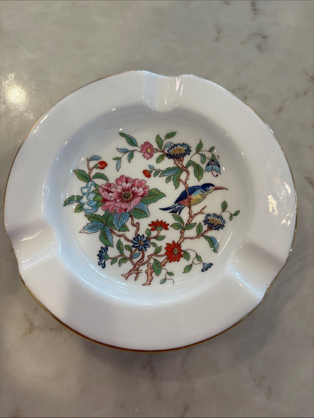 Vintage Aynsley Pembroke bone china ashtray